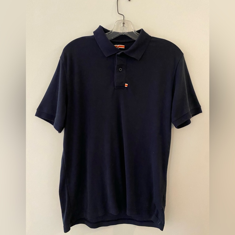 Mens Swims Navy Polo Size Large Preloved